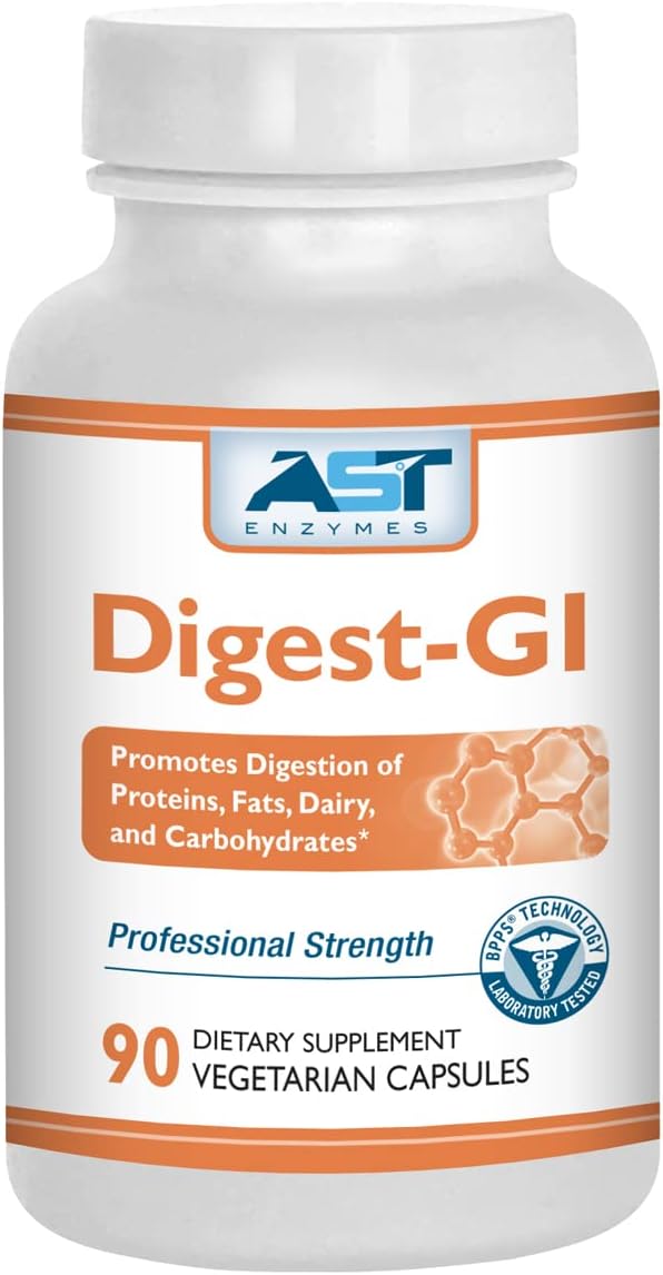Digest-Gi Ultra  Digestive Enzyme Supplement 90 Vegetarian Capsules -2.5 Ounces