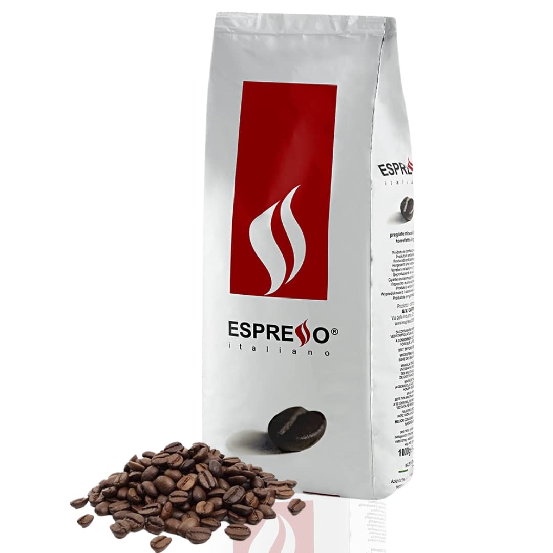 ESPRESSO® Aroma Coffee, Neapolitan Espresso Beans with an intense and full-bodied flavor for Classic Coffee Neapolitan. 100% ROBUST- Coffee Beans Espresso,Coffee Whole Bean (AROMA)