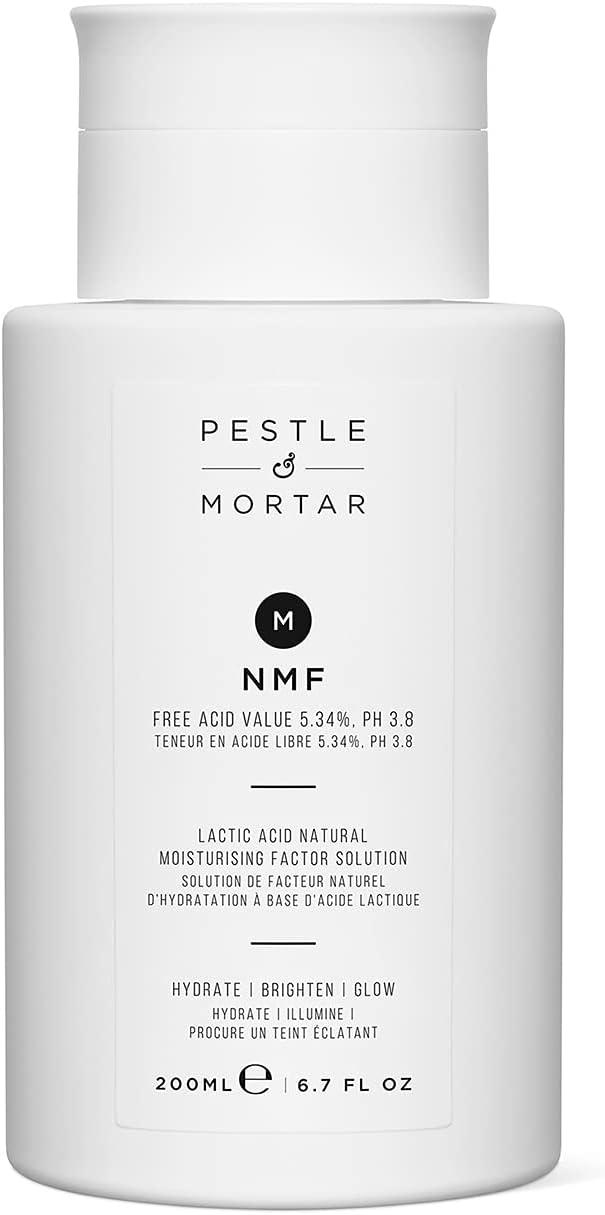 Pestle & Mortar NMF 5.34% Lactic Acid Facial Toner, Pore Minimizing & Hydrating Face Exfoliant, Alcohol Free & Cruelty-Free (6.8  )