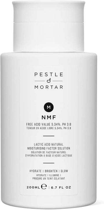 Pestle & Mortar NMF 5.34% Lactic Acid Facial Toner, Pore Minimizing & Hydrating Face Exfoliant, Alcohol Free & Cruelty-Free (6.8  )