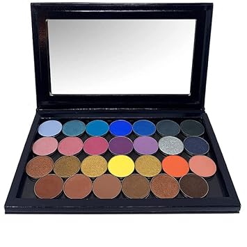 Z Palette Large Black Empty Magnetic Makeup Palette with Cle