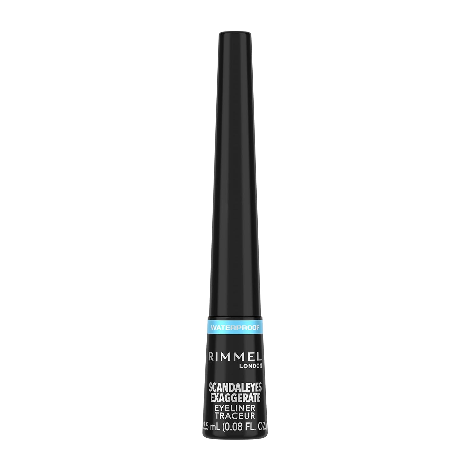 Rimmel Exaggerate Liquid Eye Liner - Glossy Black