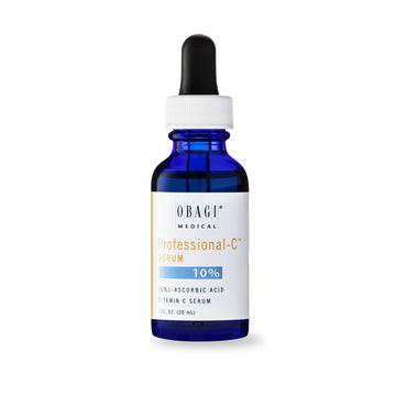 Obagi Professional C Serum 10%, Vitamin C Facial Serum with Concentrated 10% L Ascorbic Acid for Normal to Oily Skin, 1.0