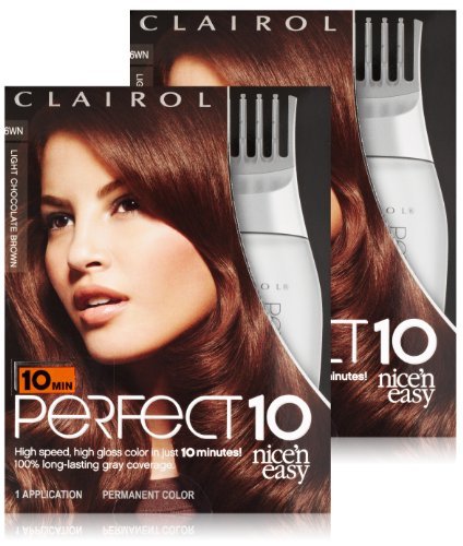 Clairol Perfect 10 by Nice 'n Easy Hair Color, 007.5A, Medium Ash Blonde