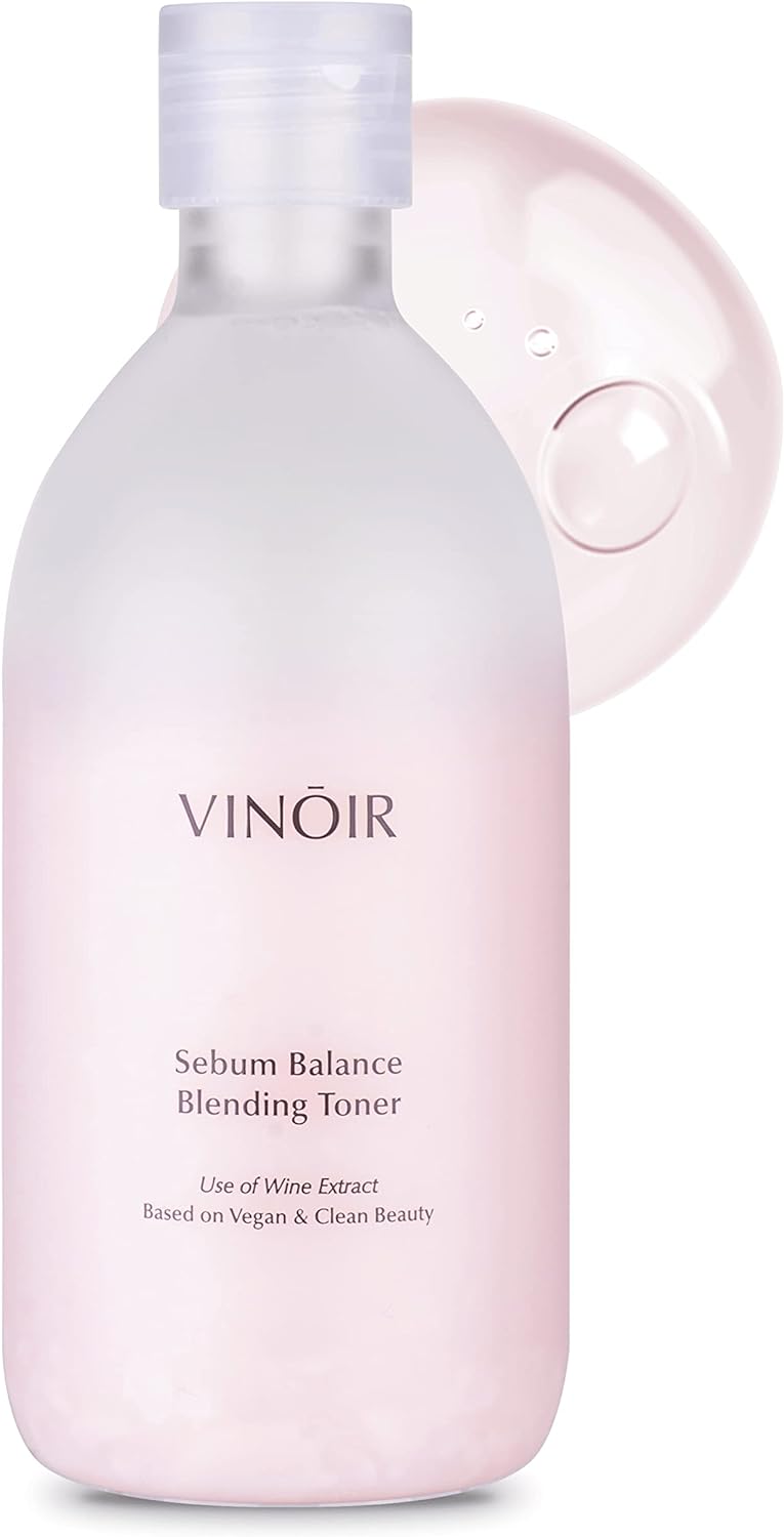 VINOIR Facial Toner, 10.55  . | Advanced Sebum Control Skin Toner – Premium Face Toner for Men and Women | CICA and Calamine Powder, Toner for Oily Skin, Gentle Formula