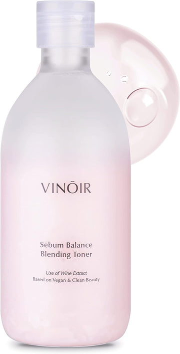 VINOIR Facial Toner, 10.55  . | Advanced Sebum Control Skin Toner – Premium Face Toner for Men and Women | CICA and Calamine Powder, Toner for Oily Skin, Gentle Formula