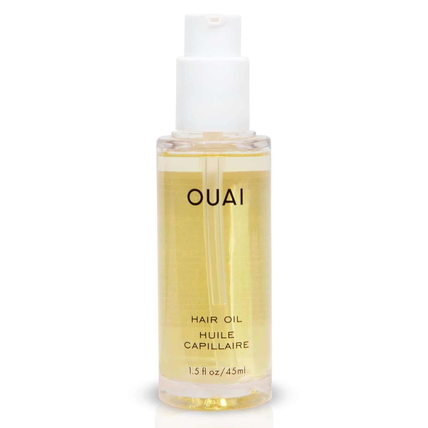 OUAI Hair Oil - Hair Heat Protectant Oil for Frizz Control - Adds Hair Shine and Smooths Split Ends - Color Safe Formula