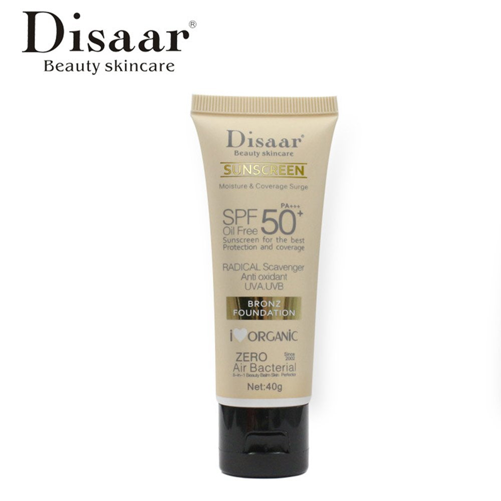DISAAR BEAUTY Sunscreen Foundation Face Cream Body Skin Prot