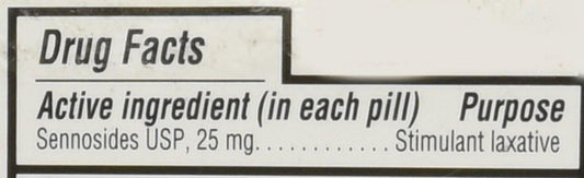 Equate - Laxative, Maximum Strength, Sennosides 25 mg, 24 Pills (Compa0.8 Ounces