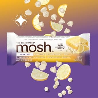 MOSH Variety Pack Protein Bars, 6pk, Keto Snack, Gluten-Free, No Added