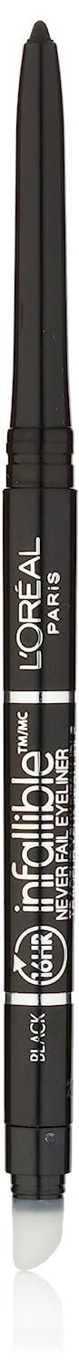 L'Oreal Paris Infallible Never Fail Eyeliner, Black, 0.008