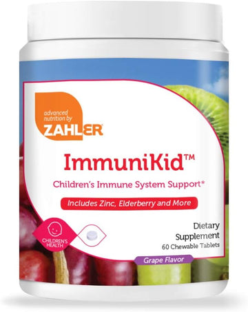 Zahler ImmuniKid, Powerful Immune System Support for Kids with Zinc, E