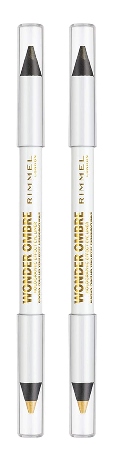 Rimmel Wonder ombre eyeliner, golden gaze, 2 Count