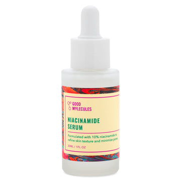 Good Molecules Niacinamide Serum 30/1 - 10% Niacinamide Balancing B3 Facial Serum for Acne, Enlarged Pores, Tone, Texture, Brightening, and Hydrating - Vegan, Cruelty Free and pH 7.1