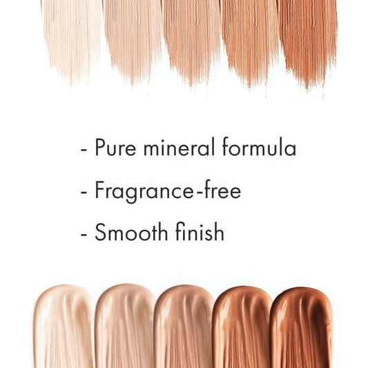 Sorme Mineral Illusion Foundation | Oil-Free Liquid Foundation | With Shea Butter, Green Tea, and Vitamins A, C, and E | Hydrating Mineral Makeup Foundation for Face and Body