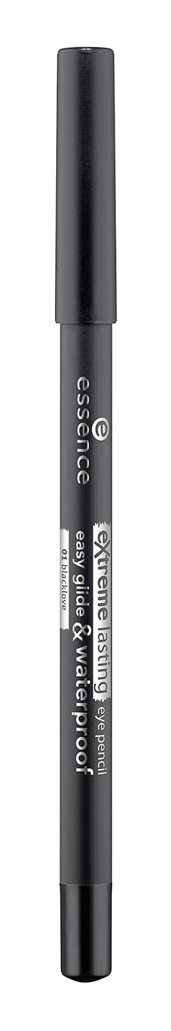 essence | 5-Pack Black Waterproof Extreme Lasting Eyeliner Pencil | Ideal for All-Day Wear | Sharpenable | Vegan & Paraben Free | Cruelty Free