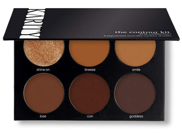 Inuencer Approved Contour Kit for Darker Skin - 6 Professional Contour Kit Makeup Palette Set Pro Palette High-end Formula (Highlight & Contour) (Tan Deep)