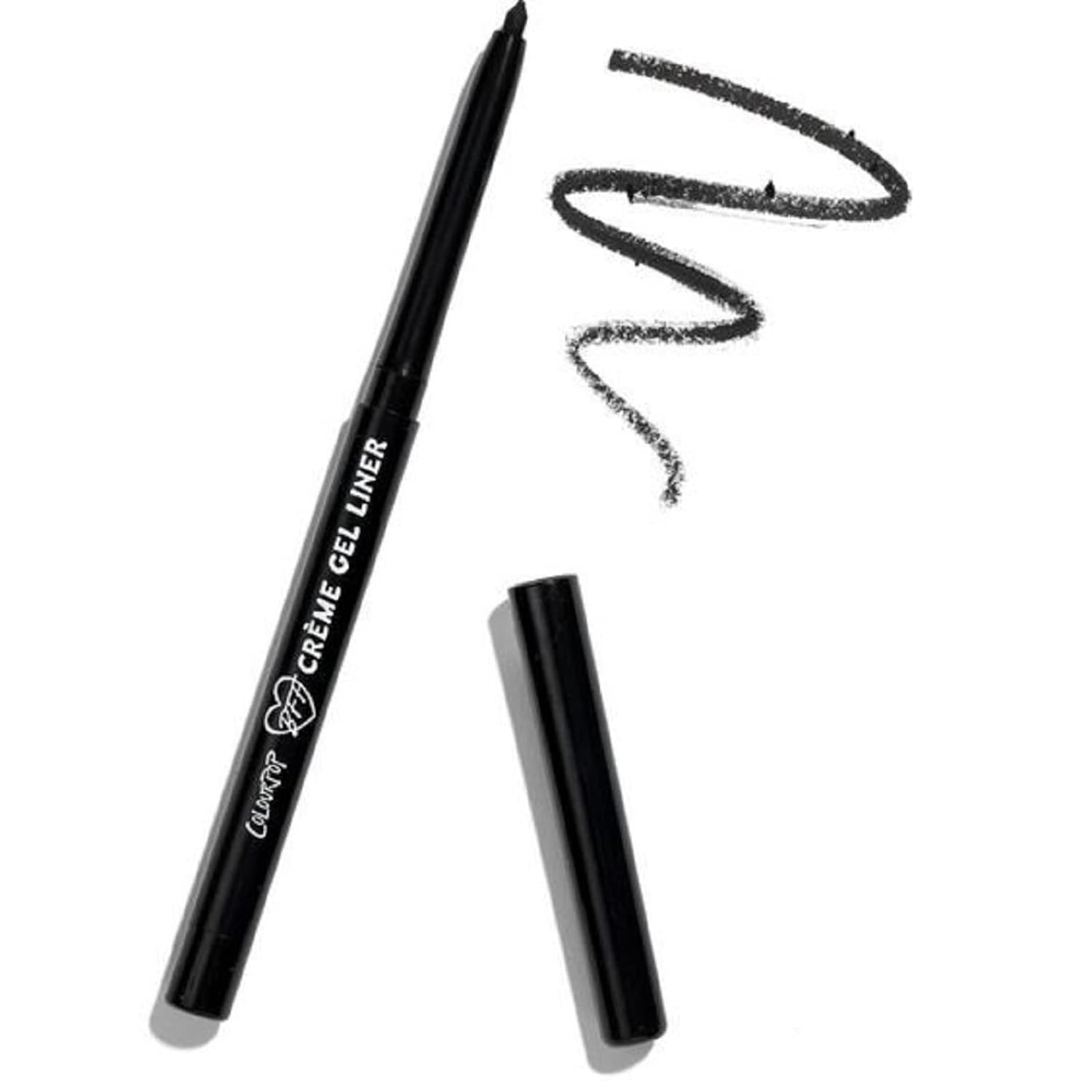 ColourPop SWERVE Matte Creme Gel Eyeliner Retractable Pencil (True Black), 0.2g (0.007 )
