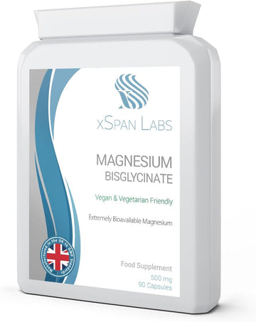 Magnesium Bisglycinate 500mg ? Extremely Bioavailable Capsules with Hi70 Grams