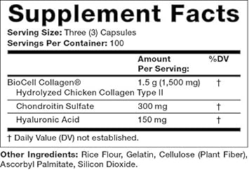 Olympian Labs Biocell Collagen Ii 1500Mg Supplement Capsules