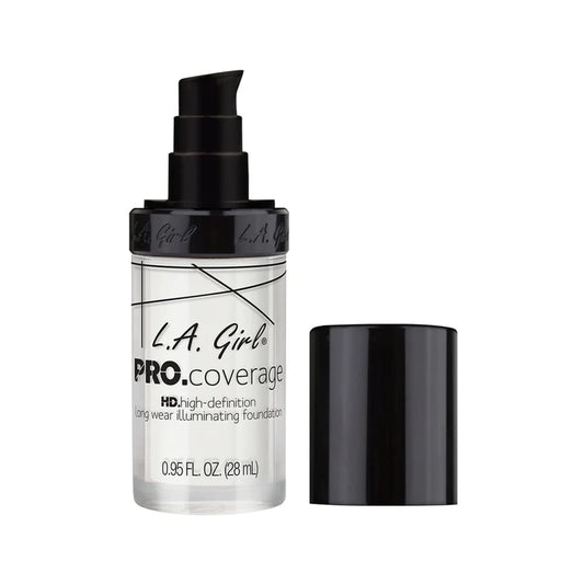 L.A. Girl Pro Coverage Liquid Foundation, White, 0.95