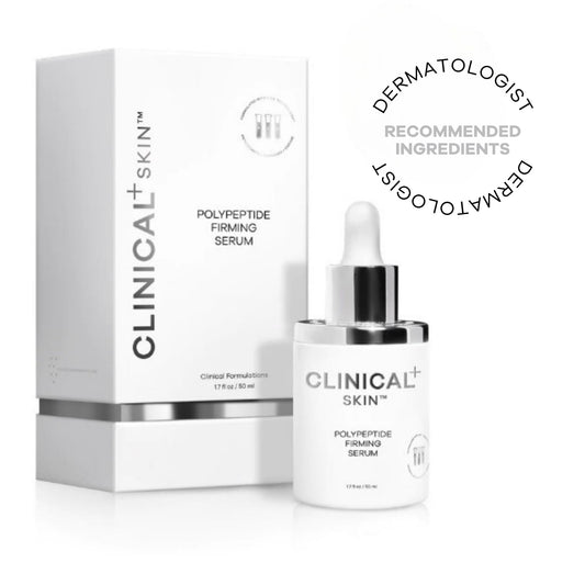 Clinical Skin Polypeptide Firming Serum, Perfect for Fine Lines & Wrinkles, Night & Day Anti-Aging Serum with Antioxidants & Hyaluronic Acid (1-Pack)