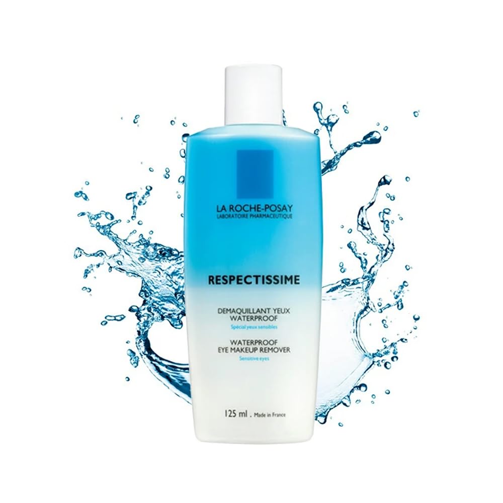 La Roche-Posay Respectissime Waterproof Eye Makeup Remover, Won't Irritate Sensitive Skin-Fragrance Free, 4.2   (Pack of 1)