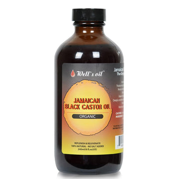 Organic Jamaican Black Castor Oil | 8oz | USDA Certified Organic | NON GMO, Vegan, Hexane Free, Cold Pressed | Hair + Sc