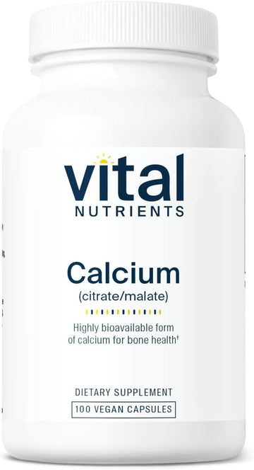 Vital Nutrients Calcium Citrate and Malate Complex 150mg | Vegan Suppl