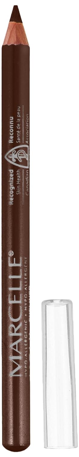 Marcelle Kohl Eyeliner, Chocolate, Eye Pencil, Long-Lasting, Waterproof, Intense Colour, Fragrance-Free, Hypoallergenic, Recognized by CDA, Cruelty-Free, 0.04