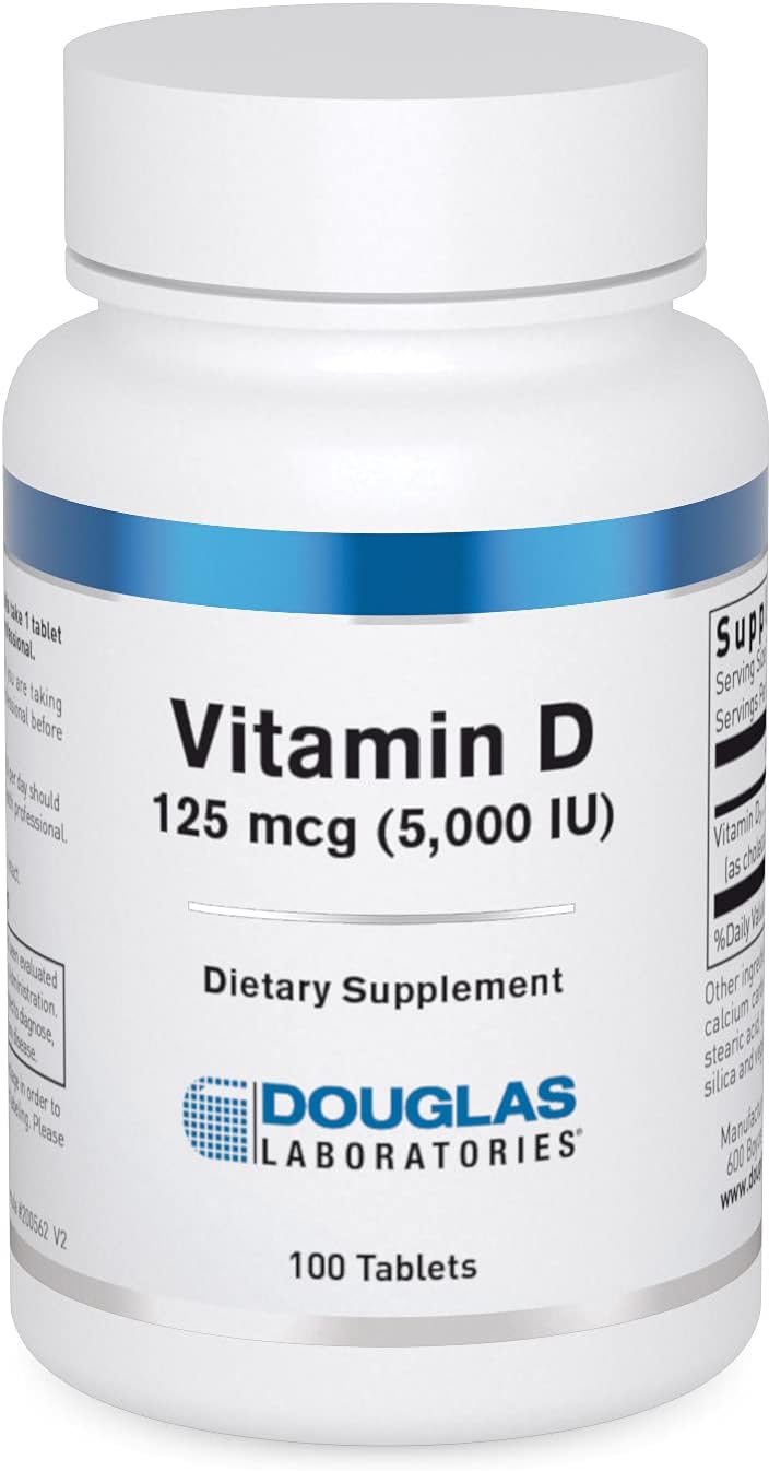 Douglas Laboratories Vitamin D (5,000 I.U.) | Vitamin D3 Supplement To