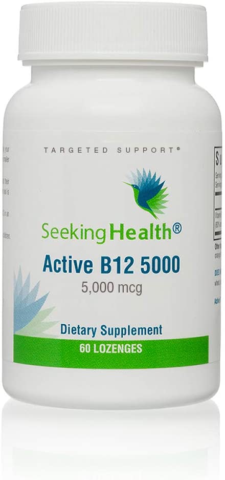 Seeking Health | Active B12 Vitamin Supplement | 5,000 Mcg Lozenge | B Engergy Supplement
