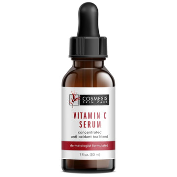 Cosmesis Vitamin C Serum: Rejuvenate & Protect Skin with 12% Concentrated Vitamin C & Antioxidant Tea Extracts for Brighter, Healthier Skin - 1