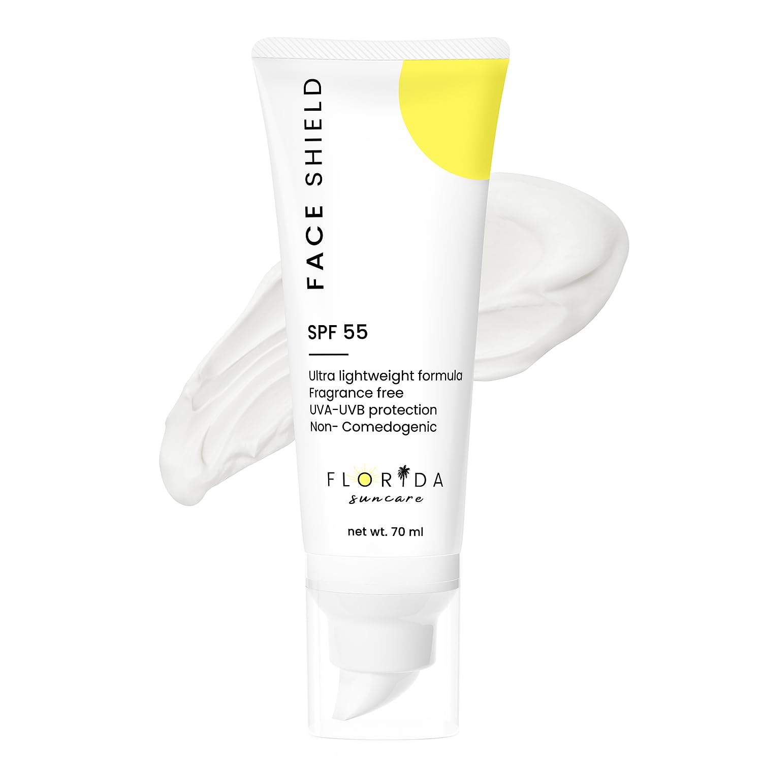 Face Shield by orida Suncare - Sunscreen for Face - Reef Friendly SPF 55 Face Sunscreen for Sun Skin Care & Protection - Broad Spectrum SPF Moisturizer for Face - Lightweight Facial Sunscreen Lotion