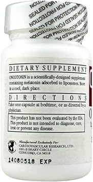 Ecological Formulas Oncotonin Melatonin 10 Mg 30 Caps