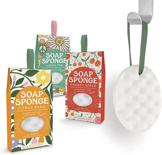 Esupli.com  Studio Oh! Citrus Basil Body Soap Sponge, oral B