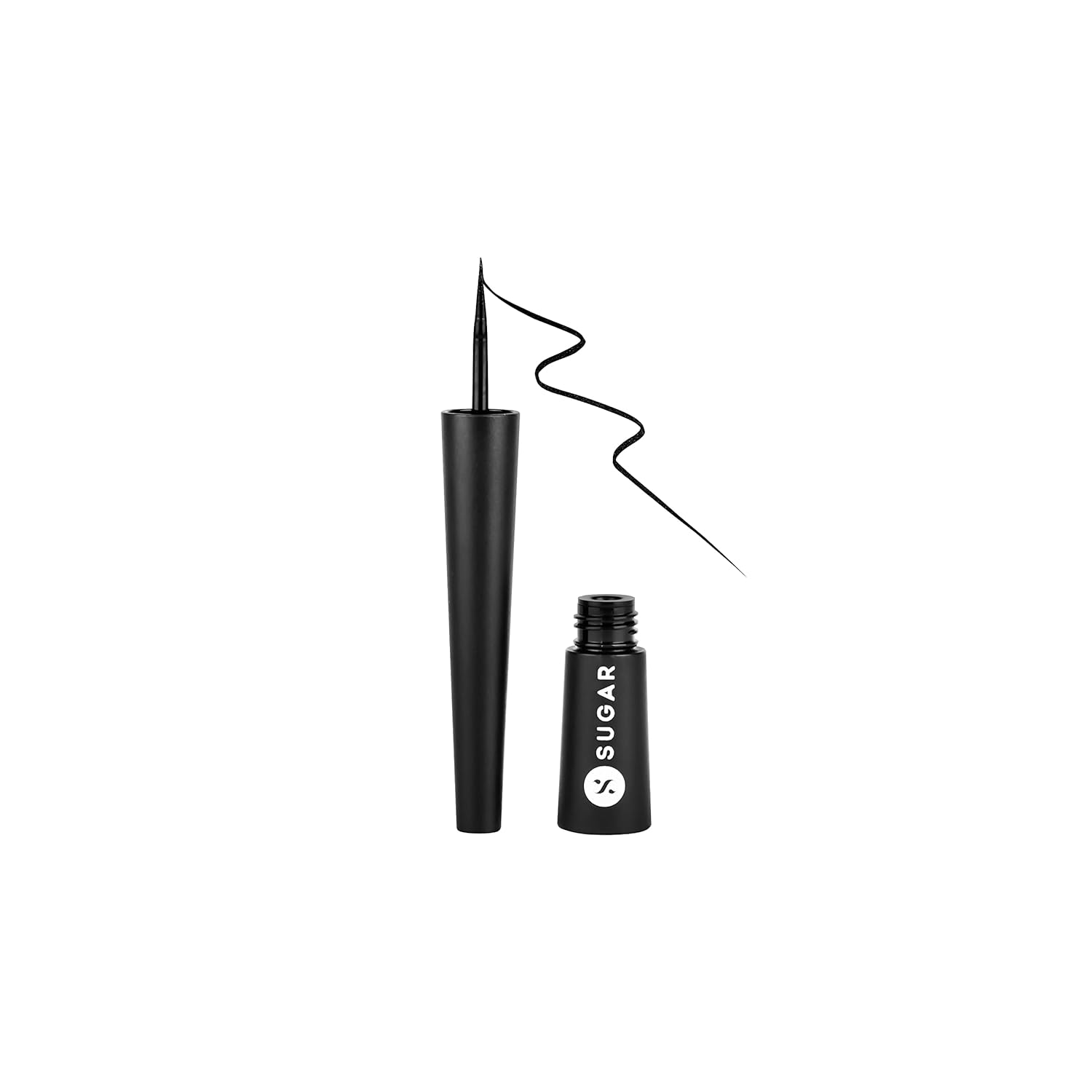 SUGAR Cosmetics Gloss Boss 24HR Eyeliner01 Back In Black (Black) Long lasting, 24hr Coverage