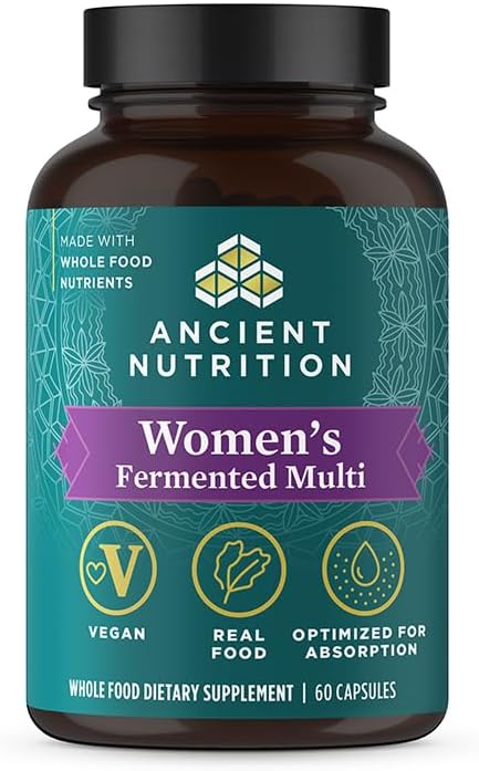 Multivitamin For Women By Ancient Nutrition, Women'S Fermented Multivi