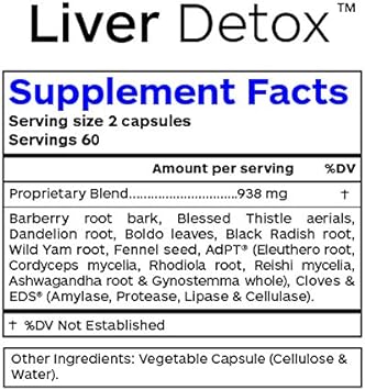Professional Botanicals - Vegan Liver Detox and Sylmarin Supplement Mi