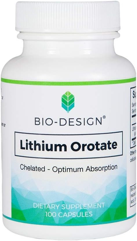 BIO-DESIGN Lithium Orotate 100 Tabs