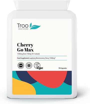 Troo Cherry Go Max - Montmorency Cherry Extract 3000mg Per Serving - 91.5 Grams