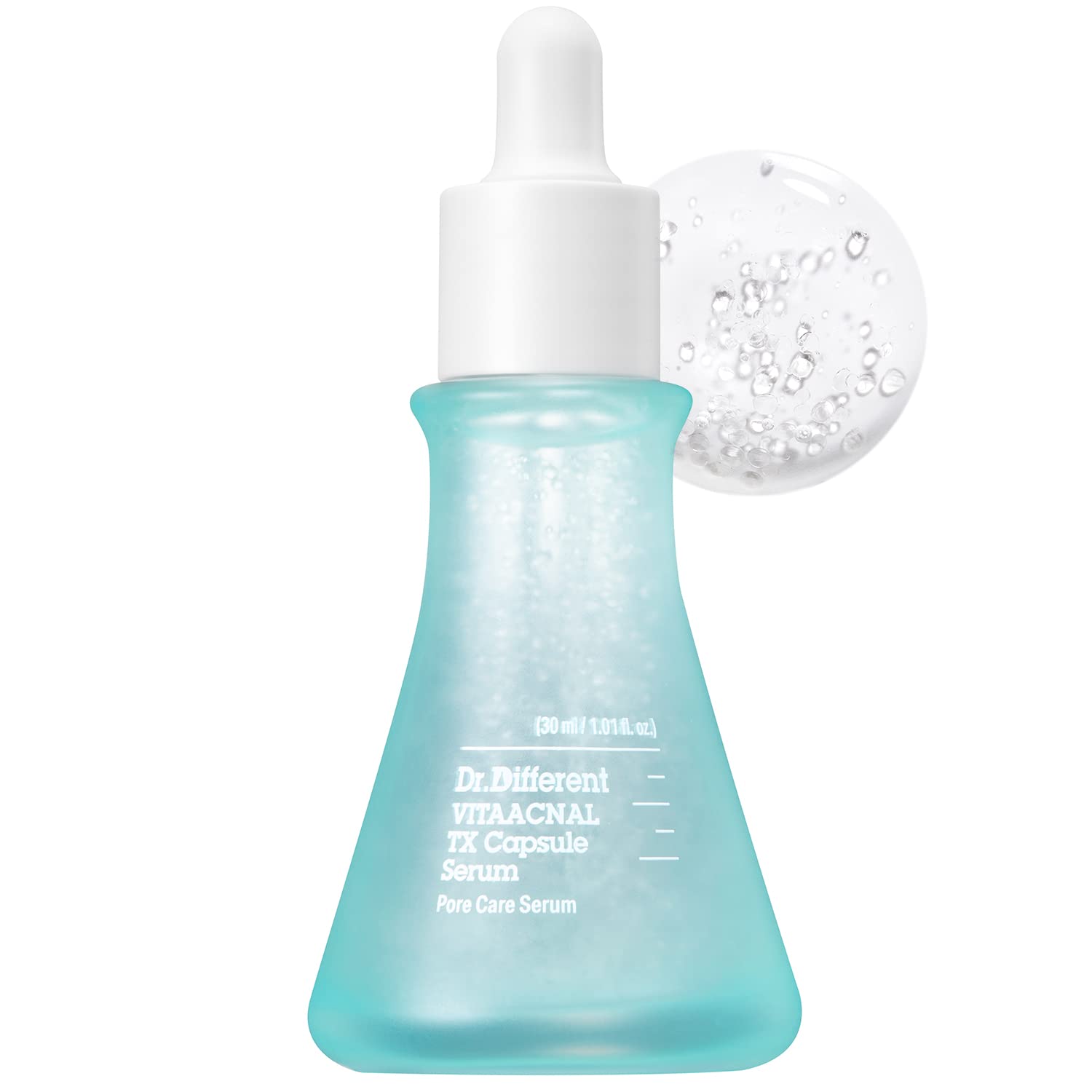Dr. Different VITAACNAL TX Capsule Serum 1.01 .. - Pore Reducer Face Serum - Clearing Acne, Breakout and Hyperpigmentation - Pore Refining and Sebum Control with Tea Tree and Linoleic Acid
