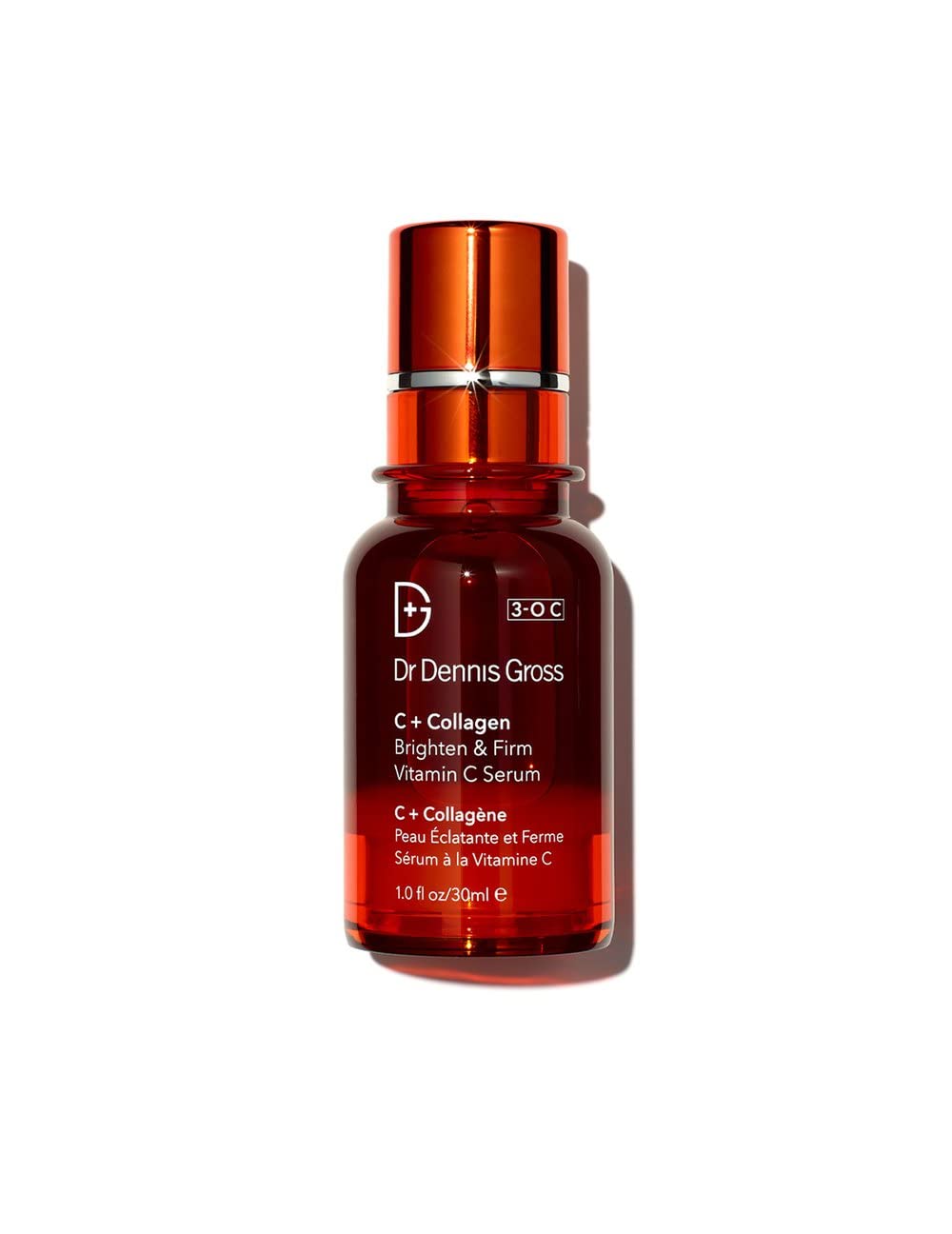 Dr. Dennis Gross C + Collagen Brighten & Firm Vitamin C Serum: for Dull Complexion, Wrinkles, Uneven Tone and Texture, 1.0