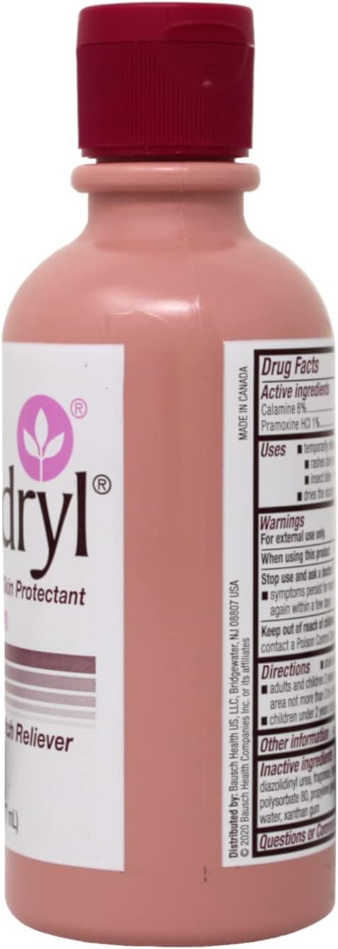 Pink Calamine Skin Protectant Plus Itch Relief, 6 Ounce, 2 B
