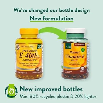 Holland & Barrett Vitamin E 400Iu 240 Capsules

190 Grams