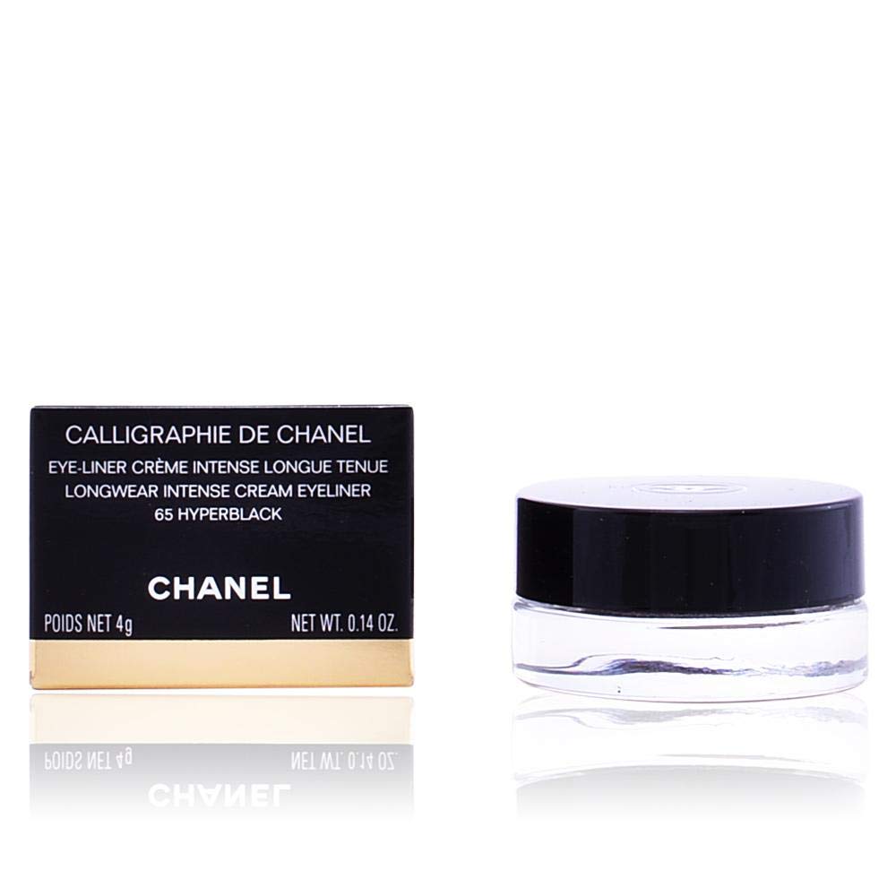 Chanel Calligraphie De Longwear Intense Cream Eyeliner 65 Hyperblack for Women, 0.14