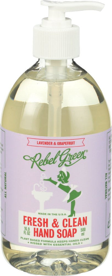 Rebel Green Hand soap Lavender Grapefruit, 16.89