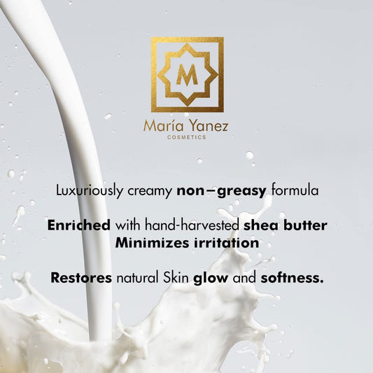 Silky Smooth Body Milk by Maria Yanez, Nourishing and Moisturising, Luxuriously Creamy Non-greasy Formula, Enriched with Hand-harvested Shea Butter, 300 ml