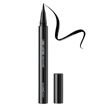CARSLAN Longlasting Liquid Eyeliner, Waterproof, Smudgeproof, 12H Longwear Eye Liner Pencil, Black, 1Count