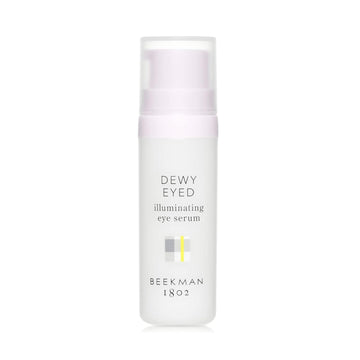 Beekman 1802 Dewy Eyed Illuminating Eye Serum - Helps Reduce Appearance of Puffiness & Dark Circles - with Goat Milk & Powerful Botanicals - Cruelty Free